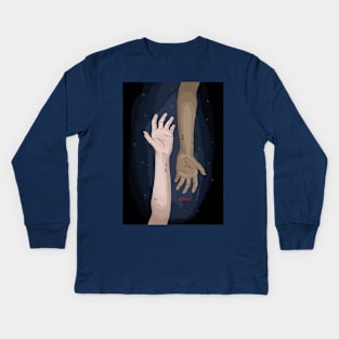 stranger things 2 - 011 and 008 Kids Long Sleeve T-Shirt